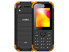 Сотовый телефон Strike R30 Black-Orange