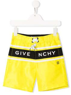 Givenchy Kids плавки-шорты с кулиской и логотипом