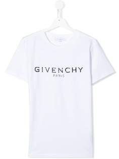 Givenchy Kids футболка с логотипом