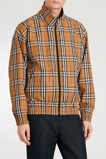 Бежевая куртка в клетку Burberry