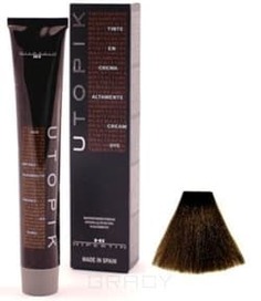 Domix, Utopik Platinum Ипертин Краска для волос Ипертин (палитра 103 цвета), 60 мл 6/00+U темно-русый интенсивный Hipertin