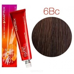 Domix, Color Sync Краска для волос Матрикс Колор Синк (палитра 85 оттенков), 90 мл 6BC темный блондин коричнево-медный Matrix