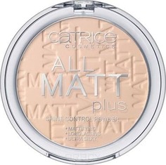 Domix, Пудра компактная All Matt Plus Shine Control Powder (5 оттенков), 10 г, тон 001 прозрачный, Universal Catrice