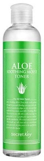 Secret Key, Aloe Soothing Moist Toner Увлажняющий тоник для лица с экстрактом алоэ, 248 мл