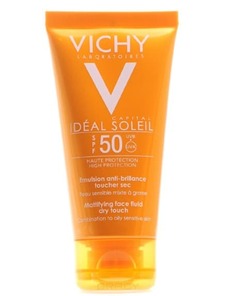 Domix, Матирующая эмульсия для жирной кожи лица Dry Touch SPF 50, 50 мл Vichy