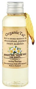 Domix, Масло для тела и аромамассажа Body & Aroma-Massage Oil "Frangipani, Jojoba & Sweet Almond", 120 мл Organic Tai