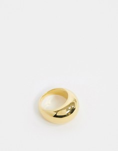 Золотистое массивное кольцо из латуни & Other Stories-Золотой