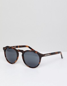 Круглые солнцезащитные очки в черепаховой оправе Hawkers Warwick-Коричневый