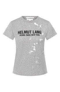 Хлопковая футболка Helmut Lang