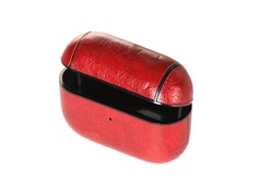 Чехол Gurdini Leather Series с карабином для Airpods Pro Red 911131