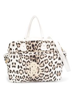 Roberto Cavalli Junior сумка для мамы с леопардовым принтом