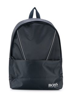 BOSS Kidswear рюкзак с круговой молнией и логотипом