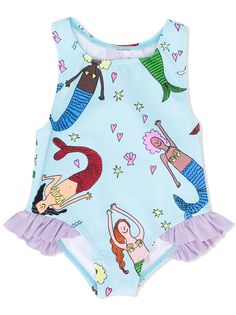 Stella McCartney Kids купальник Mermaids