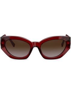 Versace Eyewear солнцезащитные очки в оправе кошачий глаз