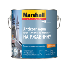Грунт-эмаль метал anticorr aqua bс 2л Marshall
