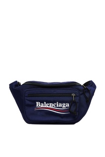 Синяя сумка на пояс Balenciaga Man