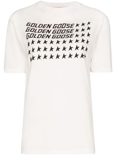 Golden Goose футболка с принтом