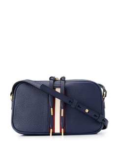 Bally striped-insert cross-body bag