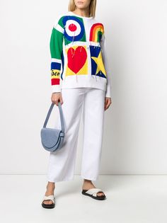 Iceberg colour-block relaxed-fit jumper