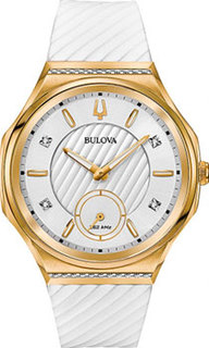 Японские наручные женские часы Bulova 98R237. Коллекция CURV