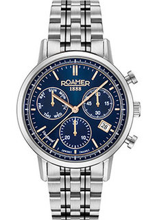 Швейцарские наручные мужские часы Roamer 975.819.41.45.90. Коллекция Vanguard