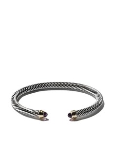 David Yurman браслет Cable Classics из серебра и желтого золота с аметистом