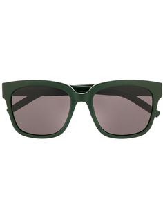 Saint Laurent Eyewear солнцезащитные очки с затемненными стеклами в квадратной оправе