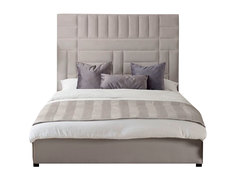 Кровать “emilio” 140*200 (idealbeds) серый 230x240x215 см.