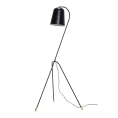 Напольная лампа wire (hubsch) черный 55.0x156.0 см.