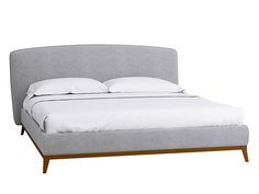 Кровать сканди лайт (r-home) серый 193x110x232 см.
