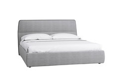 Кровать сканди лайт грей (r-home) серый 170x110x232 см.