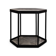 Кофейный столик entera (desondo) черный 51x46x51 см.