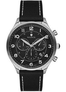 Швейцарские наручные мужские часы Wainer WA.19498B. Коллекция Wall Street