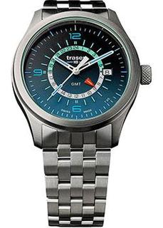 Швейцарские наручные мужские часы Traser TR.107036. Коллекция Aurora GMT