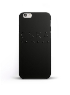 Клип-кейс "CSKA GIRL IN BLACK" для iPhone 7, цвет чёрный ПФК ЦСКА