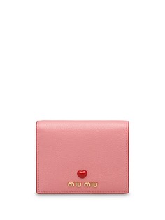 Miu Miu кошелек из кожи мадрас