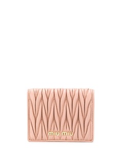 Miu Miu стеганый компактный кошелек