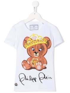 Philipp Plein Junior футболка с принтом