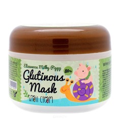 Domix, Ночная крем-маска Milky Piggy Glutinous 80% Mask Snail Cream, 100 мл Elizavecca