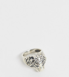 Серебряное кольцо с отделкой в виде тигра Serge DeNimes-Серебряный