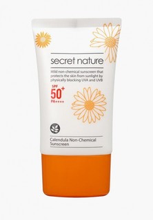 Крем солнцезащитный Secret Nature с календулой SPF50+/PA++++, 50 мл