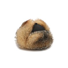 Шапка-ушанка из меха лисы FurLand
