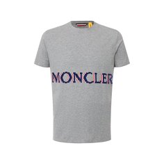 Хлопковая футболка 2 Moncler 1952 x Valextra Moncler Genius