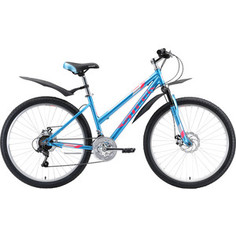 Велосипед Stark Luna 26.1 D (2020) голубой/розовый/серебристый 18