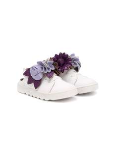 BabyWalker кроссовки с цветочной аппликацией