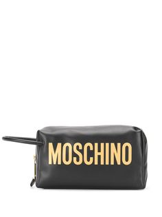 Moschino косметичка с логотипом