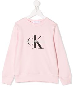Calvin Klein Kids свитер с длинными рукавами и логотипом