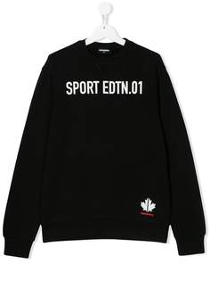 Dsquared2 Kids толстовка с принтом Sports Edtn