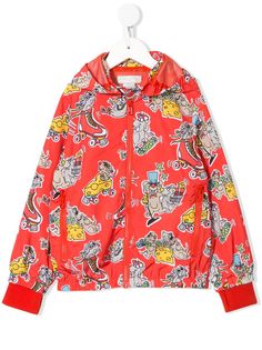 Stella McCartney Kids куртка с принтом