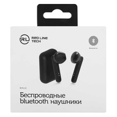 Гарнитура Redline BHS-22, Bluetooth, вкладыши, черный [ут000019148]
